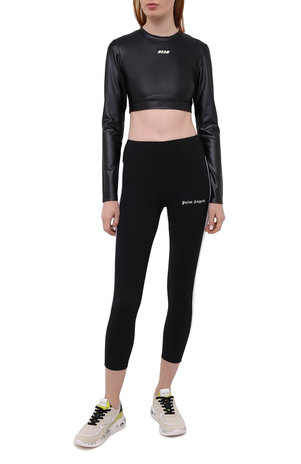 Топ MSGM черного цвета по цене 13600 руб., арт. 3045MDM03 217251, фото 2 Топ MSGM, арт. 3045MDM03 217251, фото 2