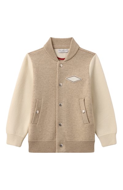 Бомбер из шерсти и кашемира BRUNELLO CUCINELLI, арт. B36M12536A, фото 1