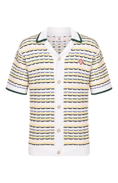 Мужская хлопковая рубашка CASABLANCA, арт. M-SP26-KW-1209-01