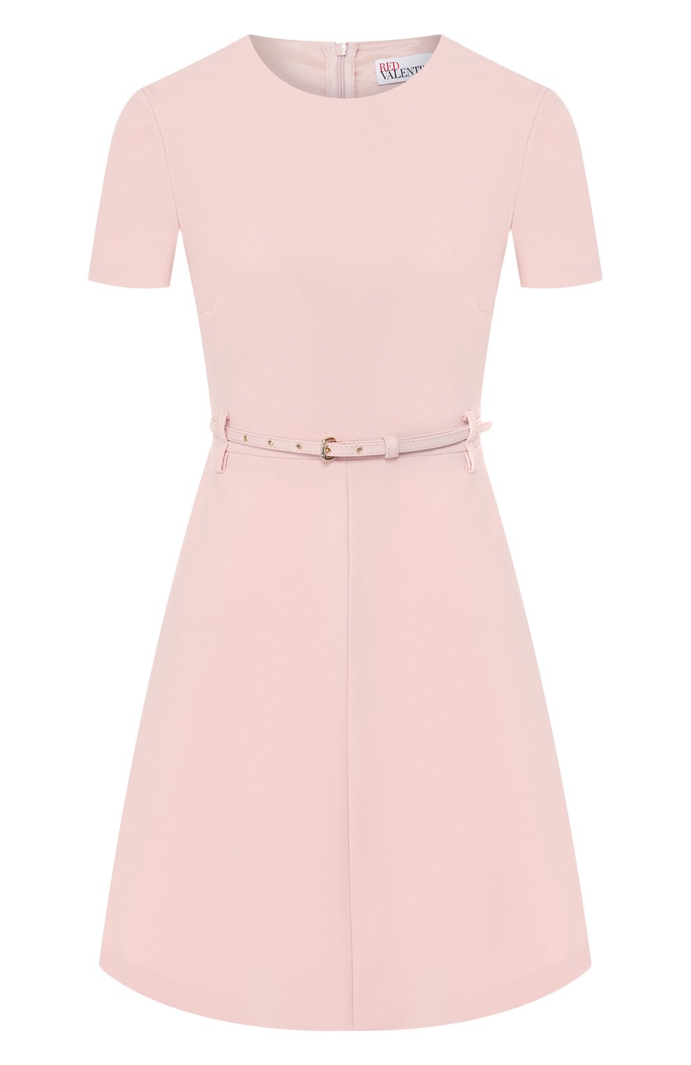 Платье с поясом REDVALENTINO розового цвета по цене 44600 руб., арт. TR3VAN90/0VM, фото 1 Платье с поясом REDVALENTINO, арт. TR3VAN90/0VM, фото 1