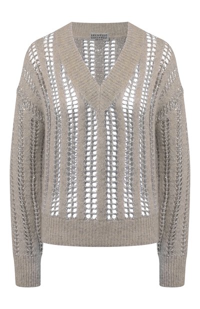 Женский шерстяной пуловер BRUNELLO CUCINELLI, арт. MCM510612P