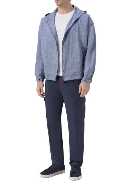 Льняная куртка-рубашка KITON, арт. UMC015H09613, фото 2