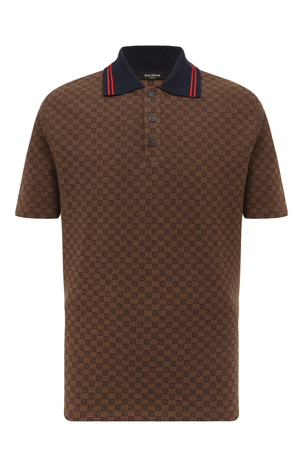 Хлопковое поло BALMAIN, арт. BH2GC026/JH27, фото 1