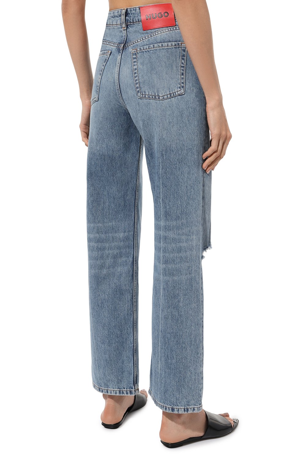 Джинсы HUGO синего цвета по цене 17400 руб., арт. 50501522, фото 4 Джинсы HUGO, арт. 50501522, фото 4