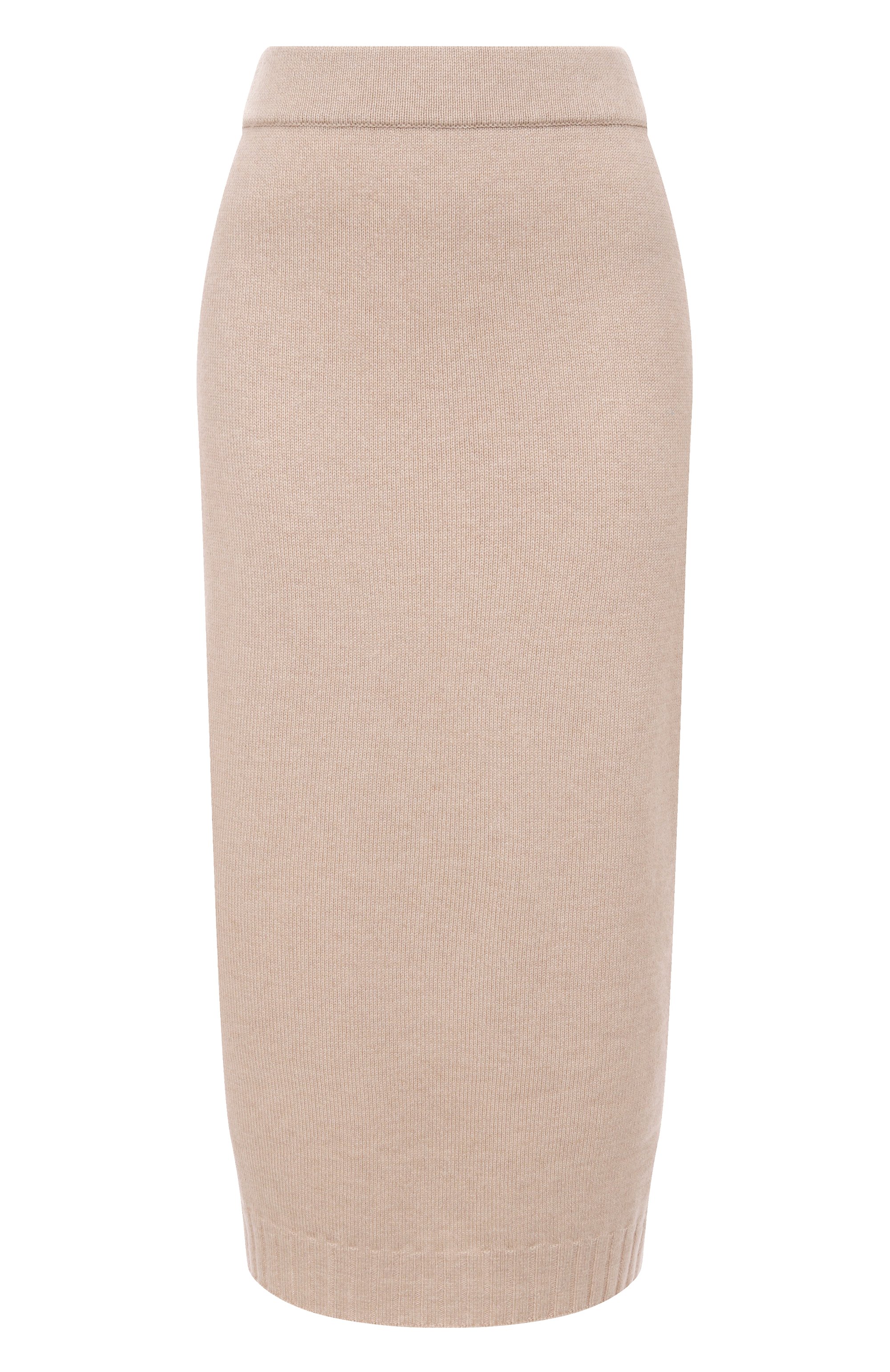 Кашемировая юбка MVST бежевого цвета по цене 129000 руб., арт. M25.1MW.K408, фото 1 Кашемировая юбка MVST, арт. M25.1MW.K408, фото 1