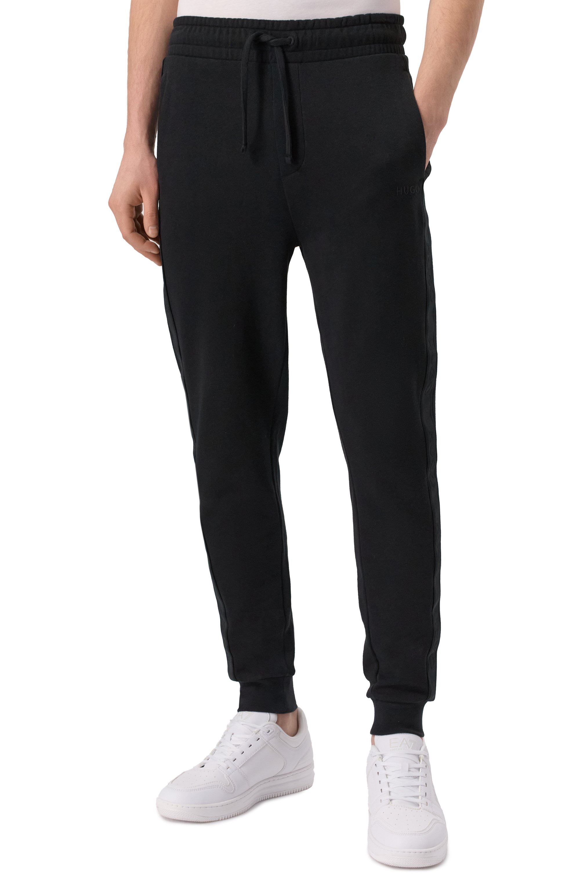 Хлопковые джоггеры HUGO, арт. 50520501, фото 3