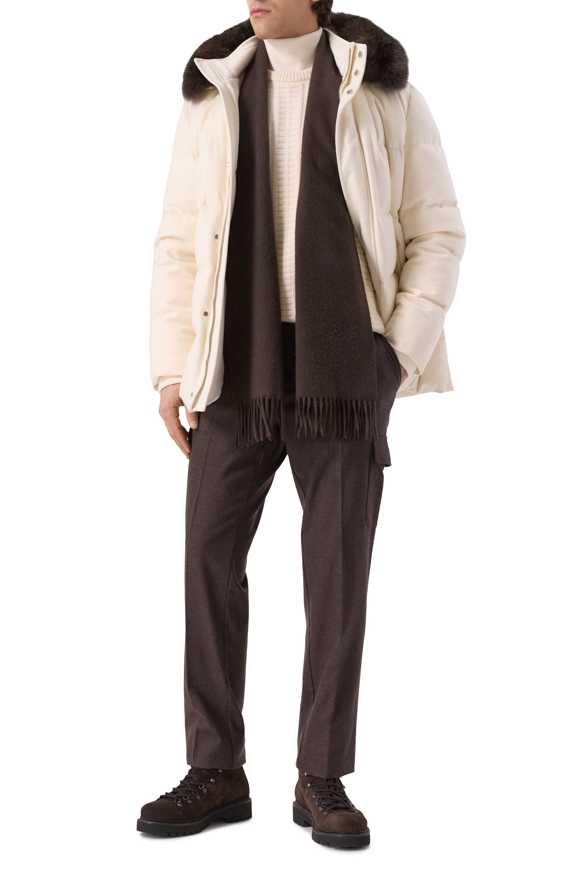 Кашемировый шарф COLOMBO, арт. S4/5418-SMU, фото 2