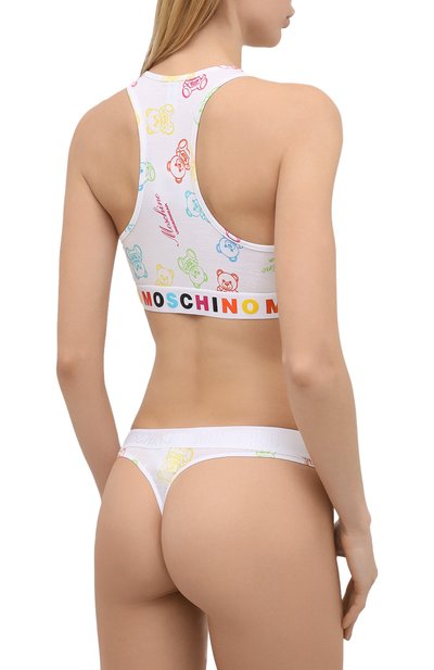 Хлопковые трусы-слипы MOSCHINO разноцветного цвета по цене 9980 руб., арт. A4707/9008, фото 3 Хлопковые трусы-слипы MOSCHINO, арт. A4707/9008, фото 3