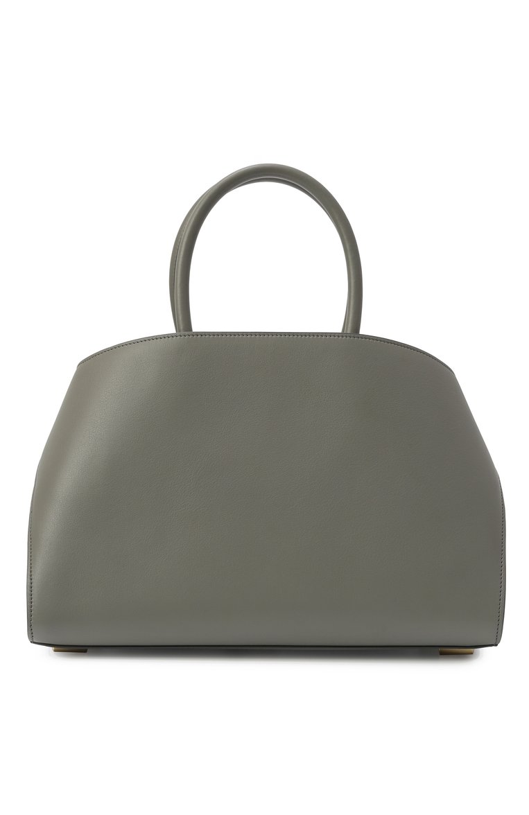 Женская сумка hug medium FERRAGAMO серого цвета, арт. 215608/775279 | Фото 6 (Материал: Натуральная кожа; Ремень/цепочка: На ремешке; Размер: medium)