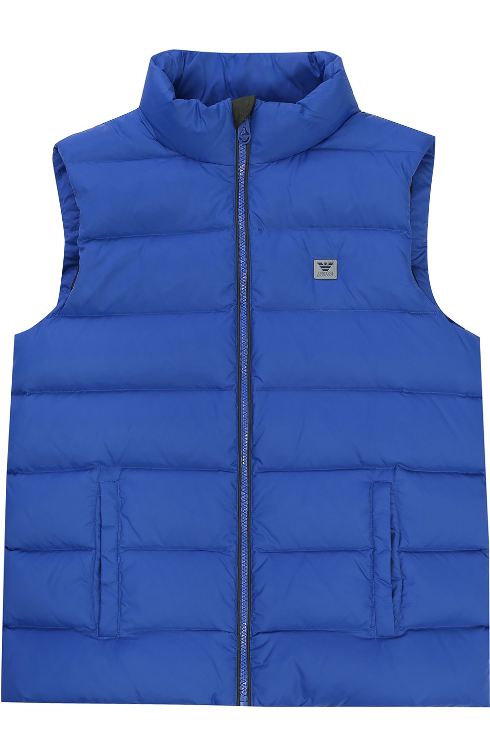 Пуховый жилет с логотипом бренда ARMANI JUNIOR, арт. 6Y4Q01/4NEFZ/11A-16A, фото 1