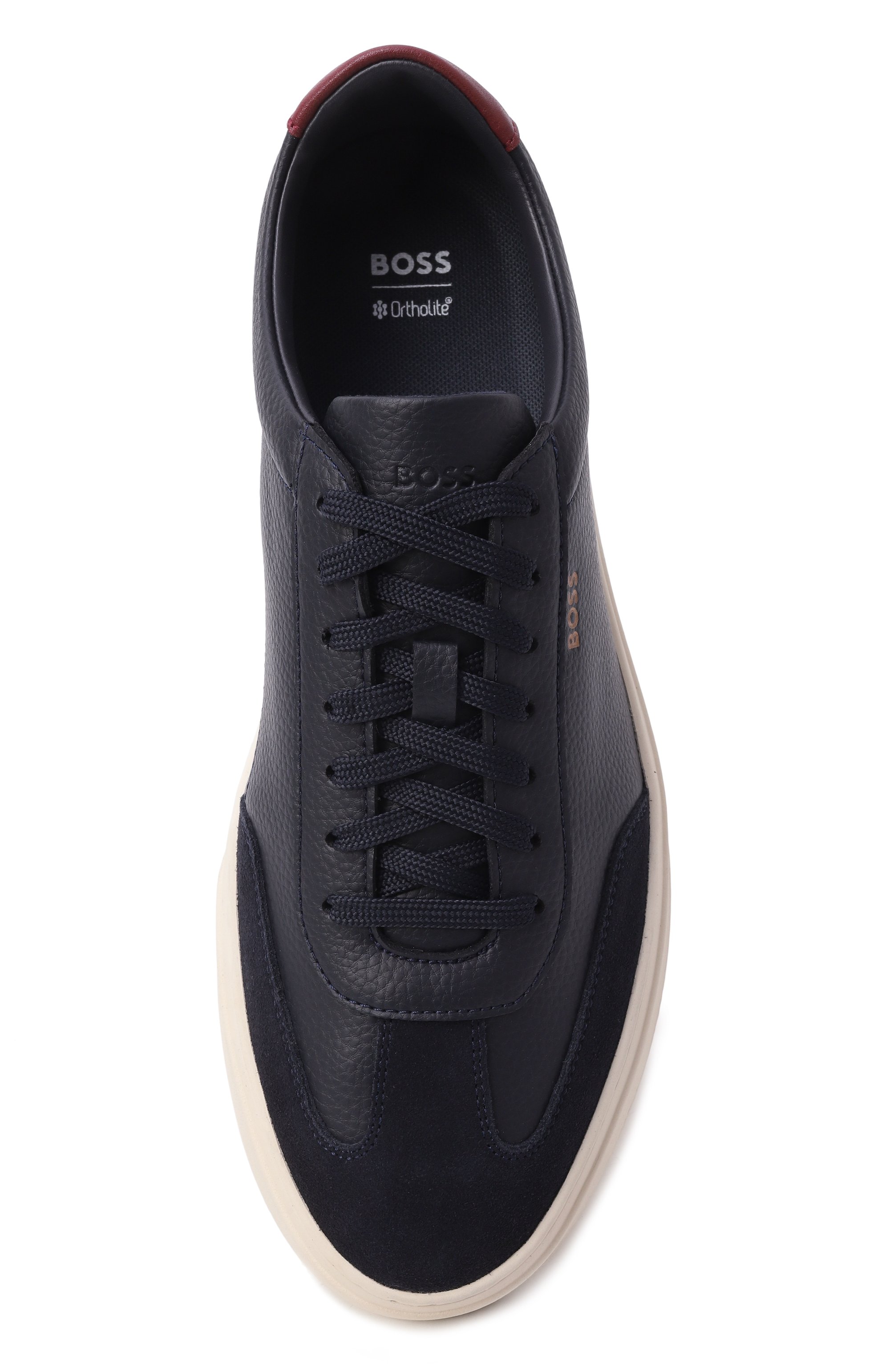 Кожаные кеды kieran BOSS, арт. 50552852, фото 6