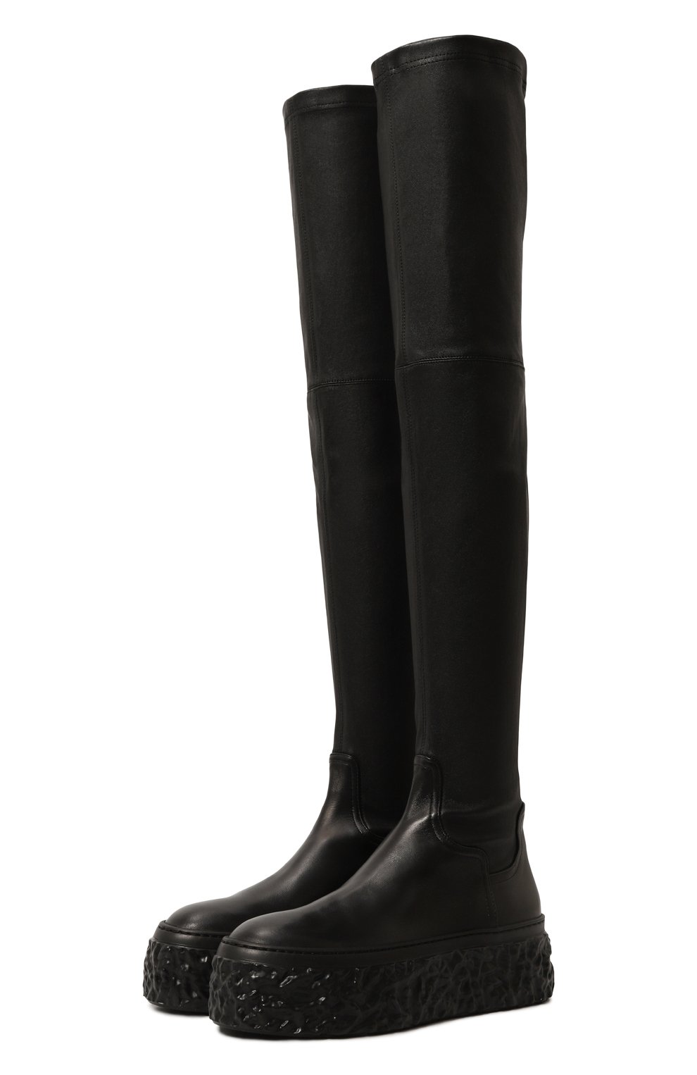 Кожаные ботфорты magma AGL, арт. D776502PGK06891013, фото 1