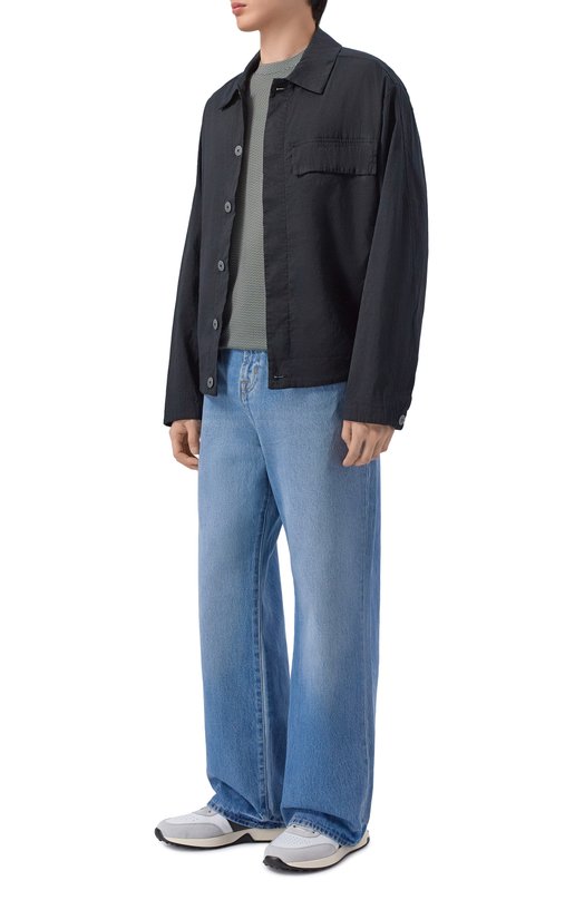 Футболка из лиоцелла и хлопка Emporio Armani EM005270/AF24857 Чёрно-белый  EM005270/AF24857 Фото 2