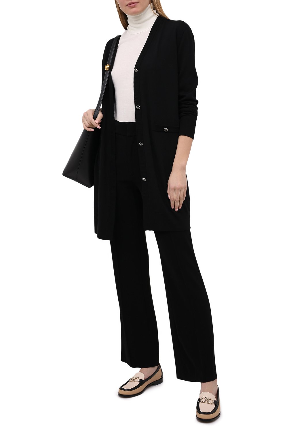 Брюки из вискозы ISABEL MARANT черного цвета по цене 58200 руб., арт. PA1890-21P011I/S0R0KIA, фото 2 Брюки из вискозы ISABEL MARANT, арт. PA1890-21P011I/S0R0KIA, фото 2