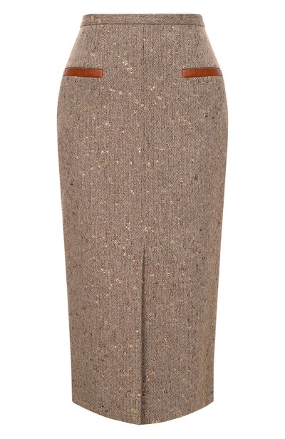 Женская юбка из шерсти и вискозы KITON, арт. D62206K0514I