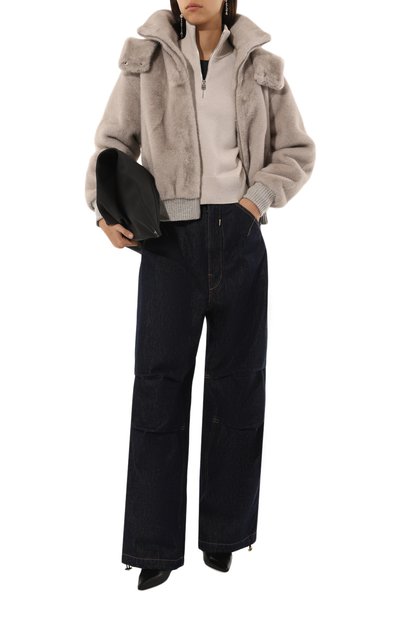 Бомбер из экомеха MAX AND MOI, арт. GALA, фото 2