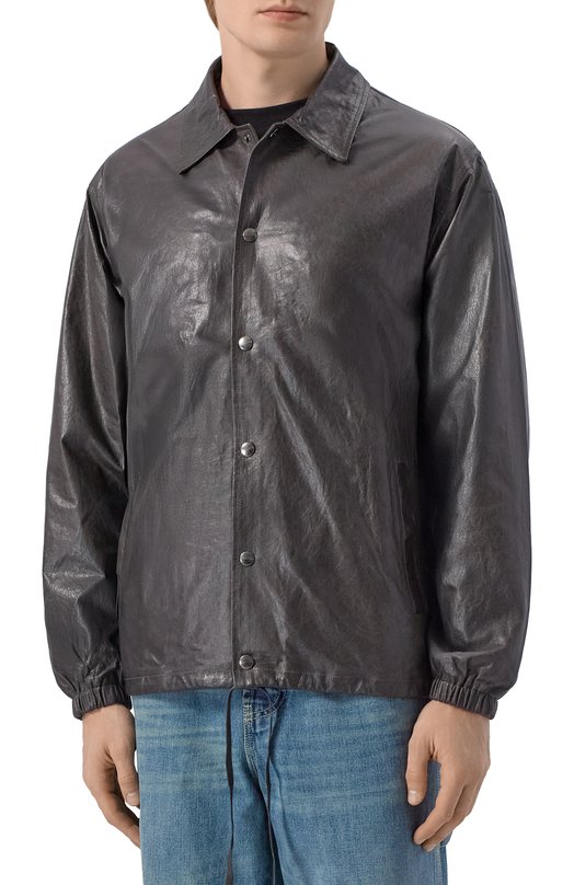 Кожаная куртка-рубашка Giorgio Brato GU26S24003WRTM Серый  GU26S24003WRTM Фото 3