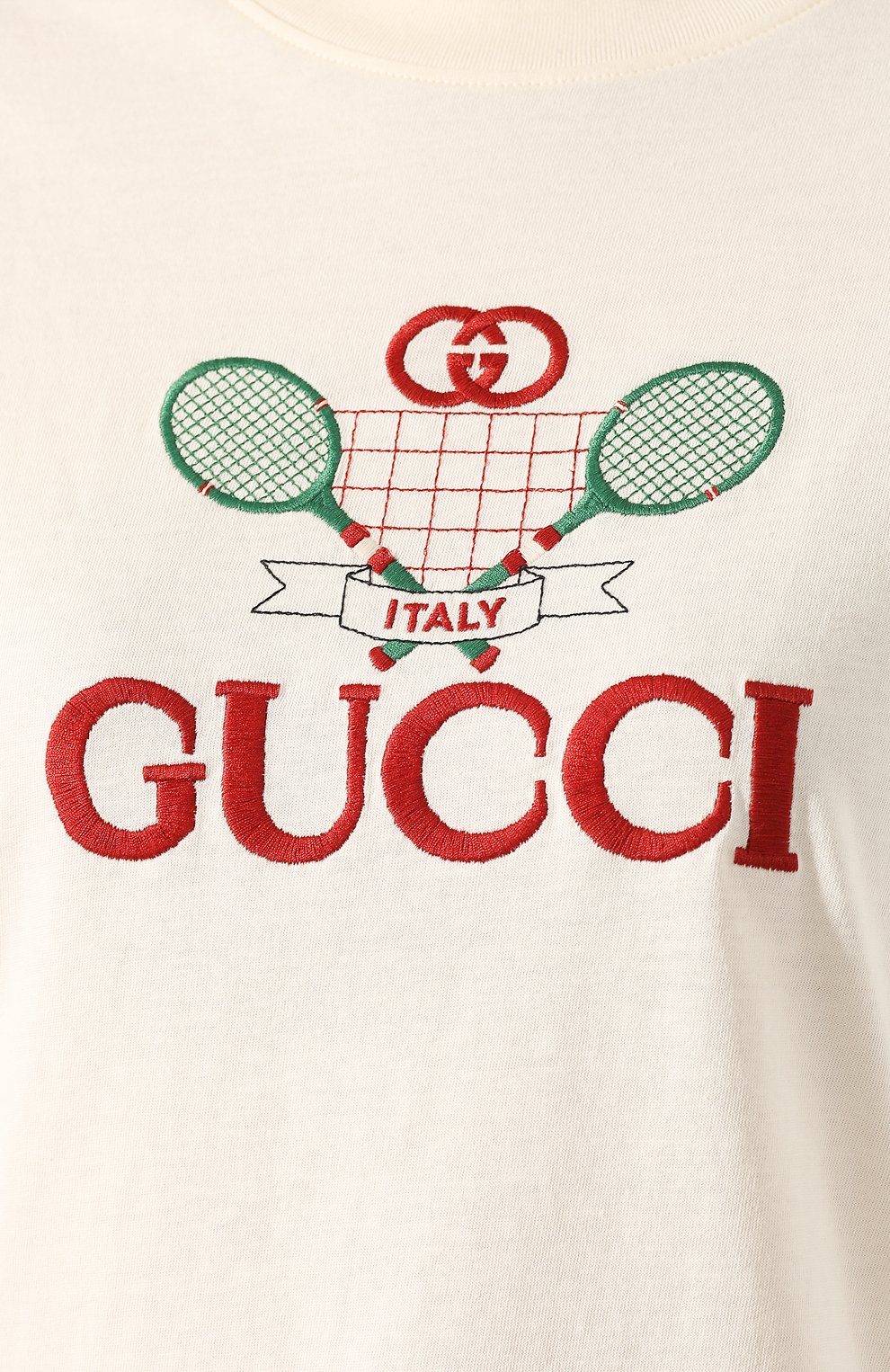 Хлопковая футболка GUCCI, арт. 580762/XJBHP, фото 5