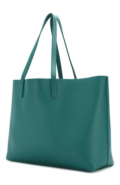 Сумка-тоут shopping large SAINT LAURENT зеленого цвета по цене 192500 руб., арт. 394195/CSV0J, фото 3 Сумка-тоут shopping large SAINT LAURENT, арт. 394195/CSV0J, фото 3