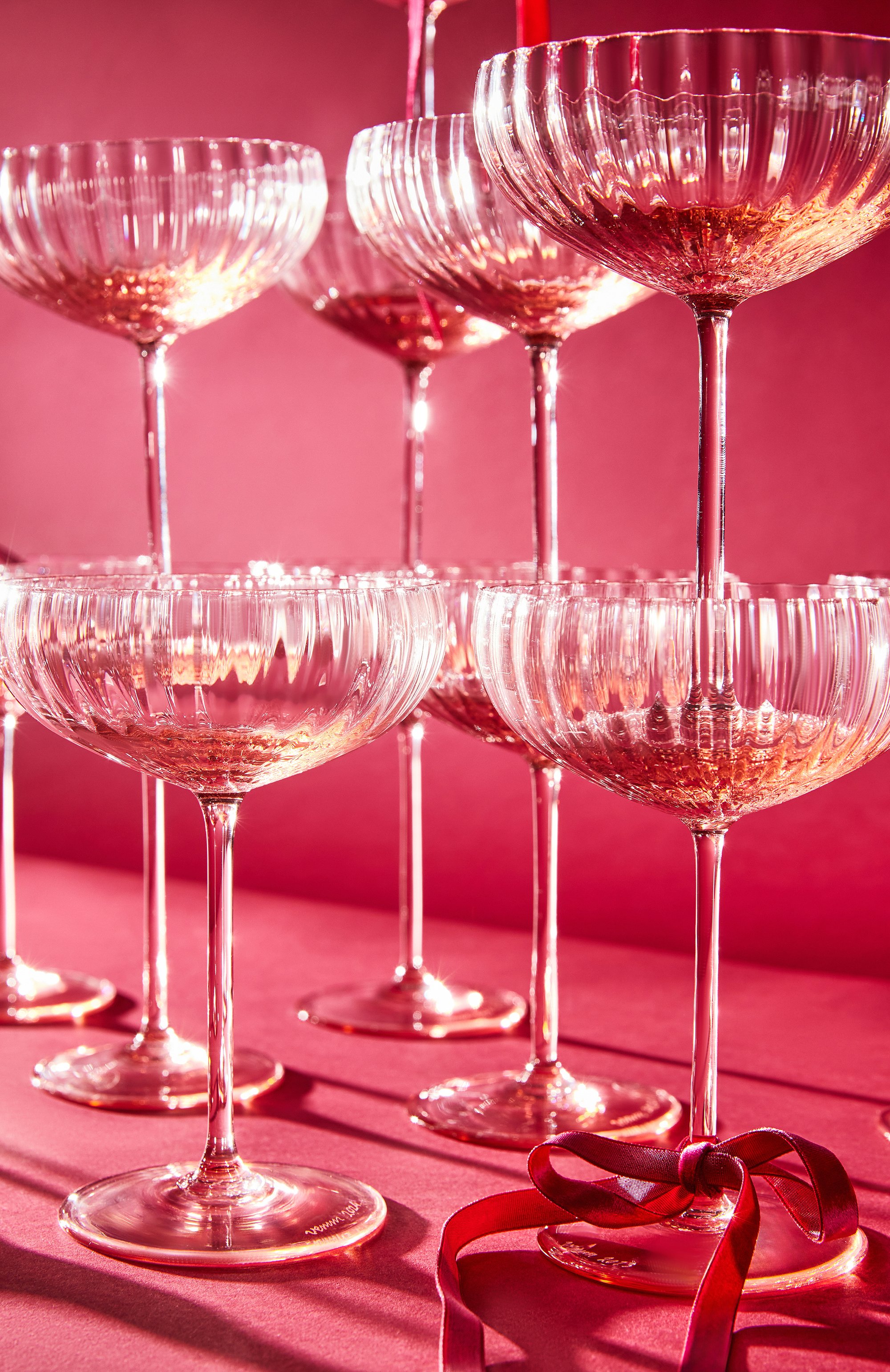 Набор из 2-х бокалов для шампанского bollicine VENINI, арт. PZ334325R02E0BED, фото 8