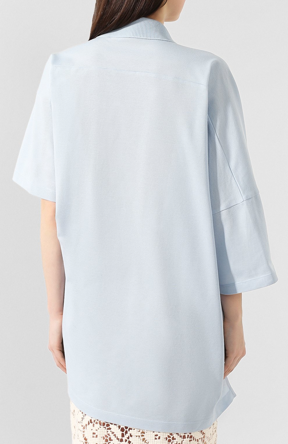 Хлопковое поло LANVIN, арт. RW-T0612J-JG01-E20, фото 4