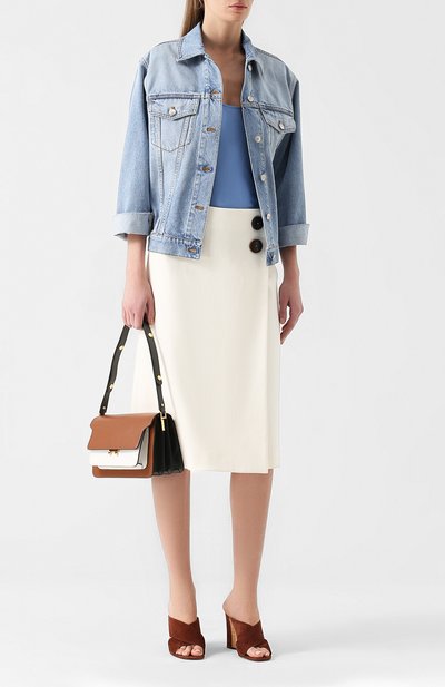 Шелковый топ на тонких бретельках GIORGIO ARMANI, арт. VAC18T/VA06C, фото 2