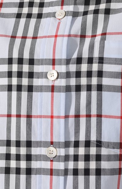 Хлопковая рубашка BURBERRY, арт. 8011394, фото 5