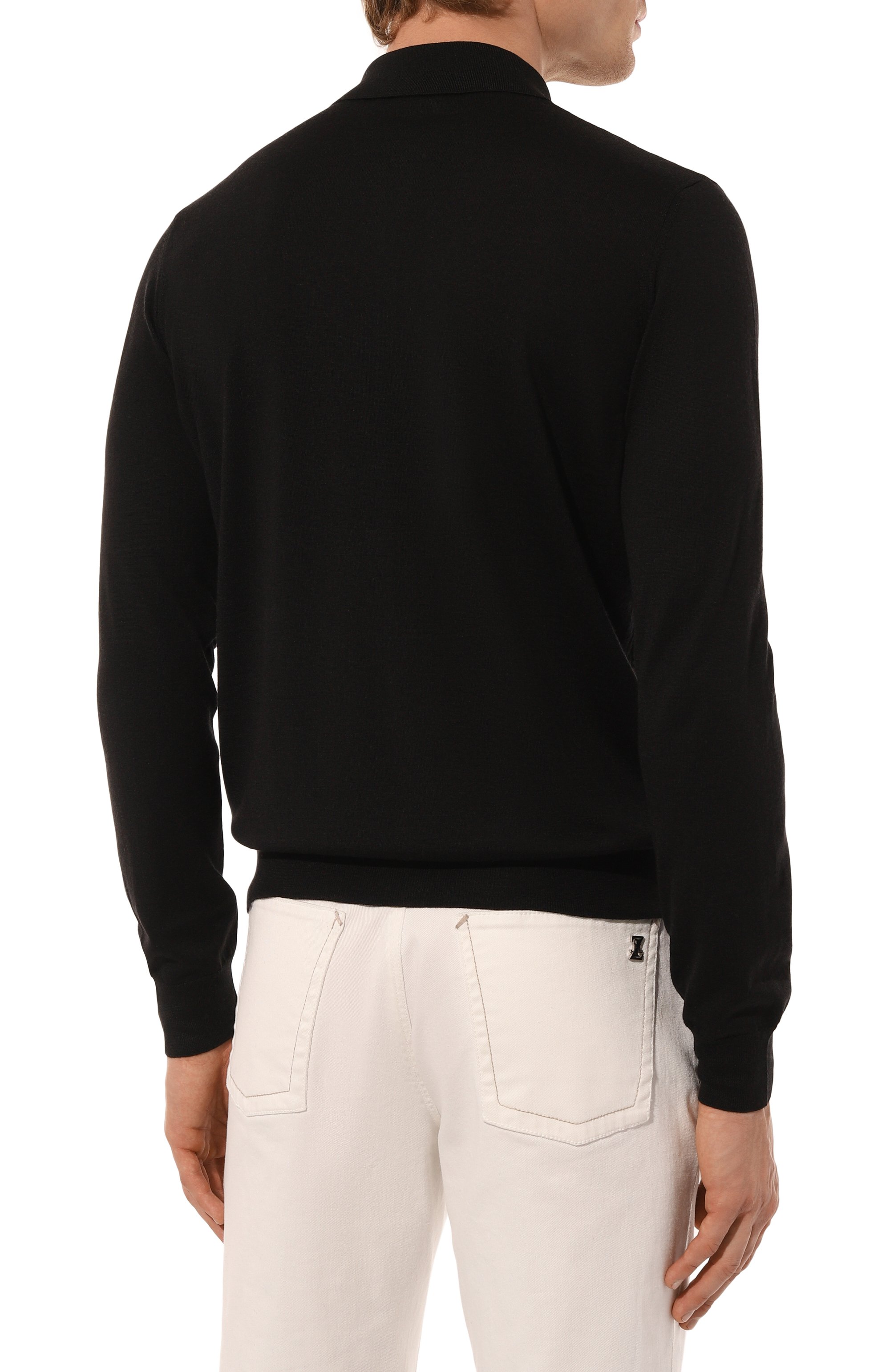 Поло из шерсти и шелка ZILLI, арт. KZP001M0230VRHB00, фото 4