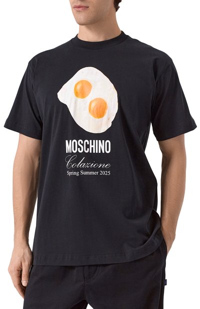 Хлопковая футболка MOSCHINO, арт. A0715/0241, фото 3