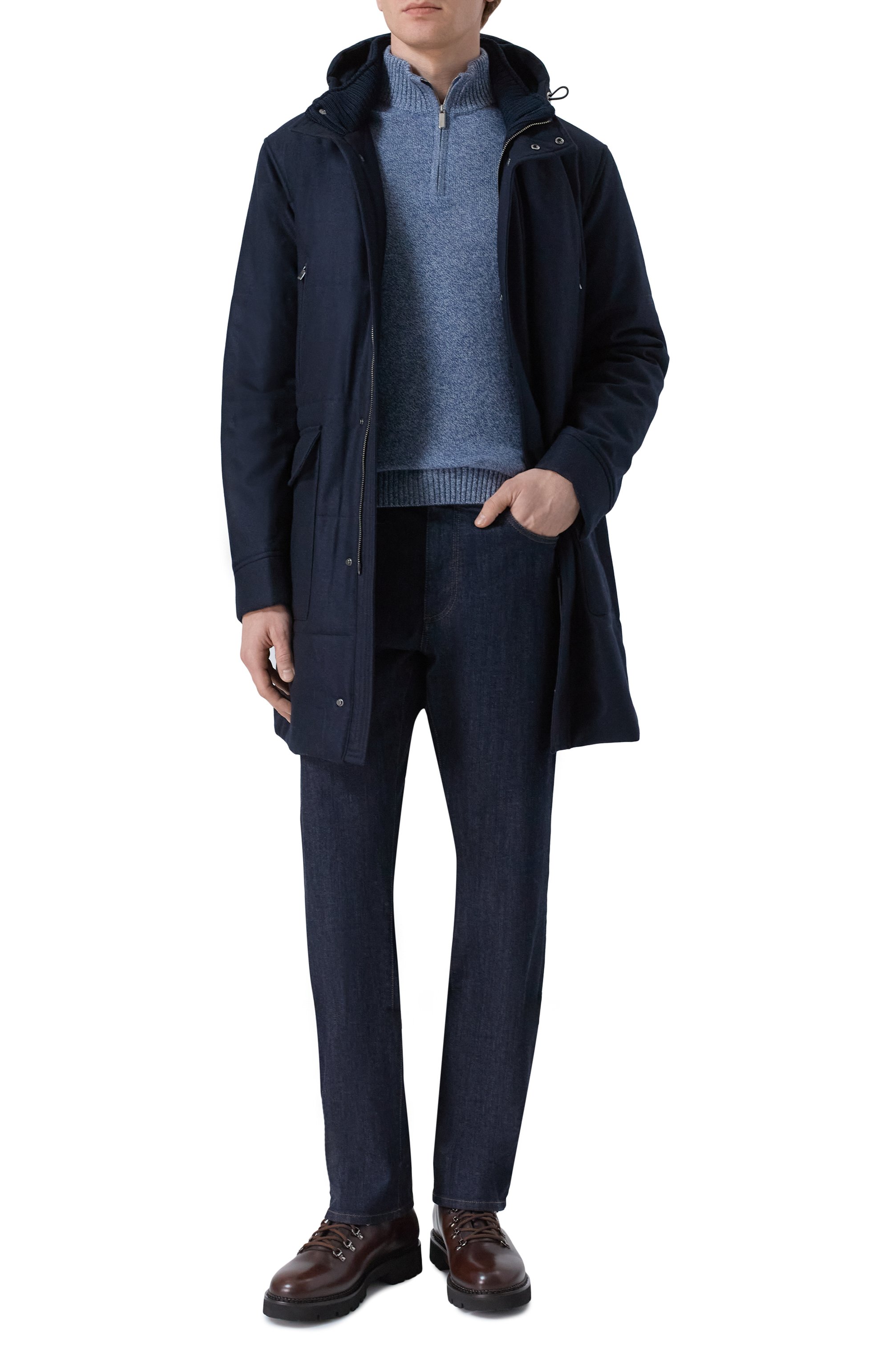 Кашемировый джемпер ANDREA CAMPAGNA, арт. WU26WS350-08/FAWS00, фото 2