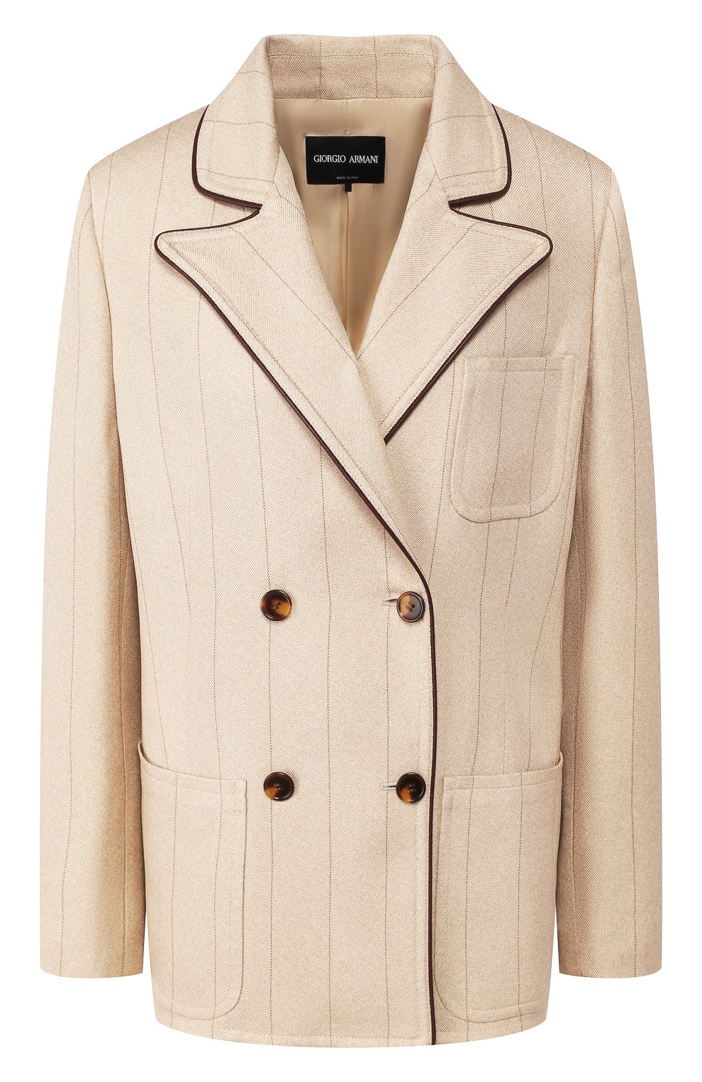 Шелковый жакет GIORGIO ARMANI, арт. 0SHGG0CU/T01HS, фото 1