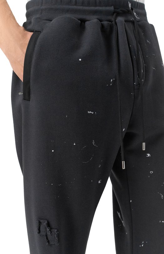 Хлопковые брюки DOMREBEL M STAFF SWEATPANTS Серый  M STAFF SWEATPANTS Фото 5