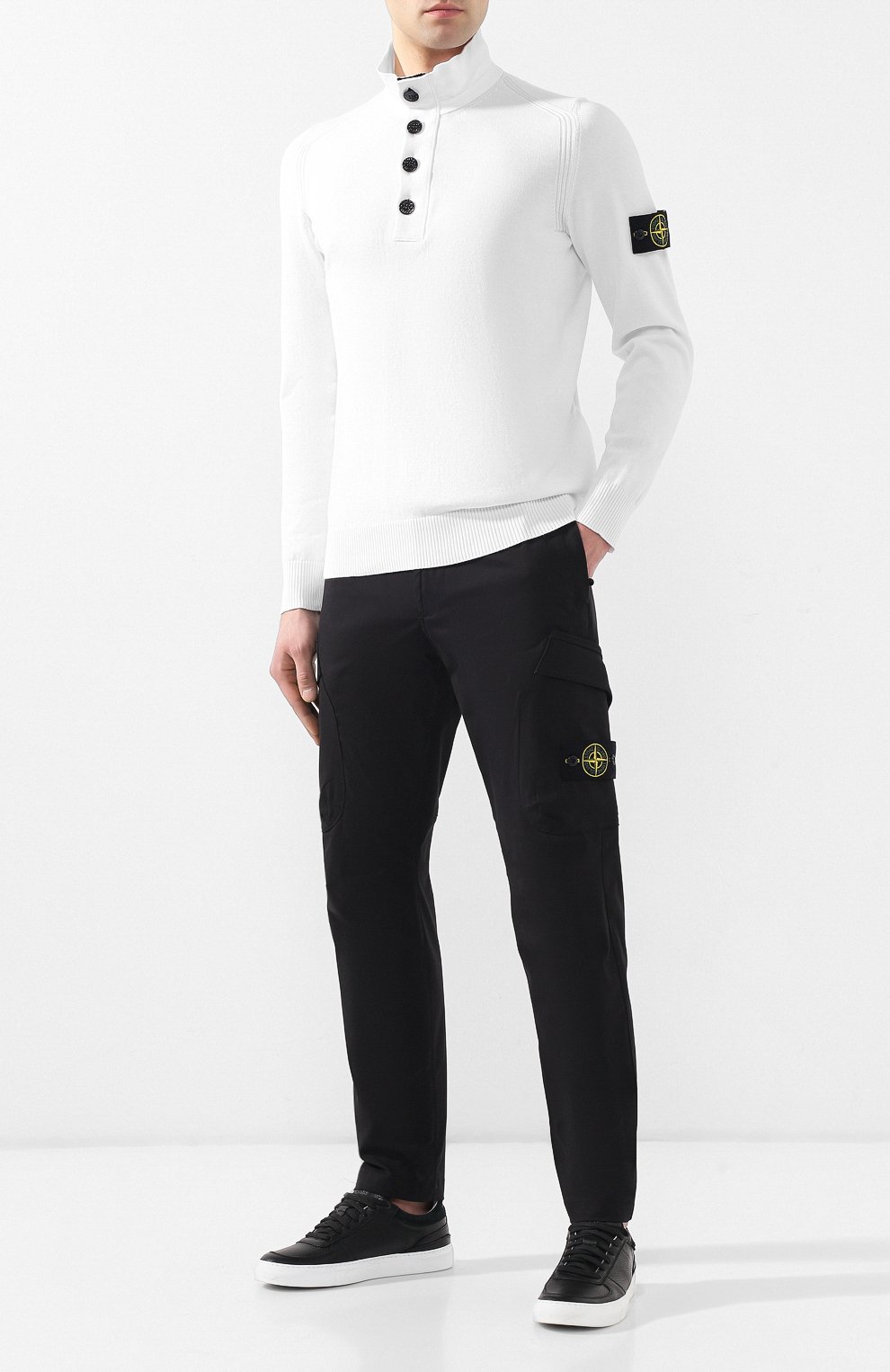 Хлопковый джемпер STONE ISLAND, арт. 7015519B2, фото 2