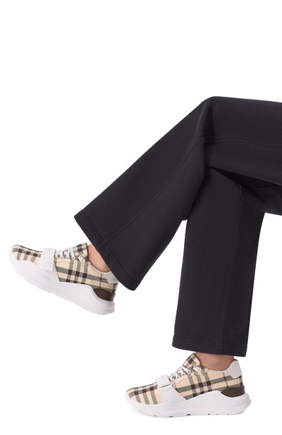 Текстильные кроссовки BURBERRY, арт. 8118642, фото 2