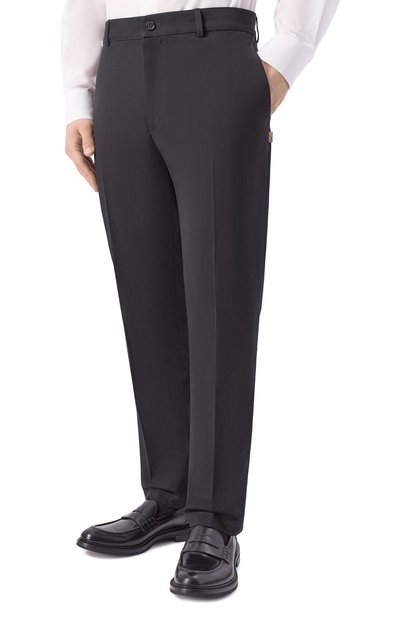 Хлопковые брюки BURBERRY, арт. 8121697, фото 3