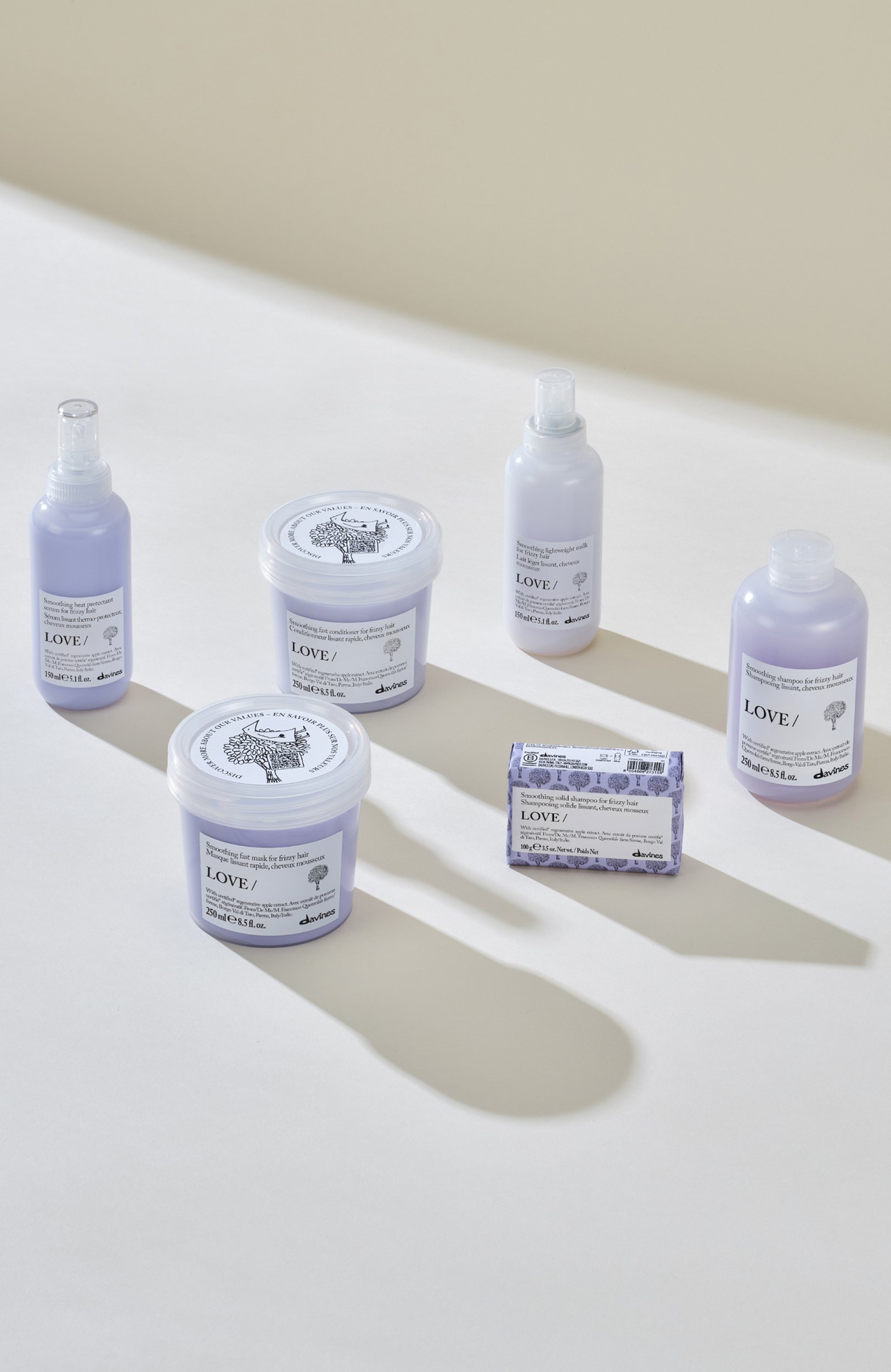 Термозащитная сыворотка для непослушных волос love (150ml) DAVINES бесцветного цвета по цене 5460 руб., арт. 70012, фото 3 Термозащитная сыворотка для непослушных волос love (150ml) DAVINES, арт. 70012, фото 3