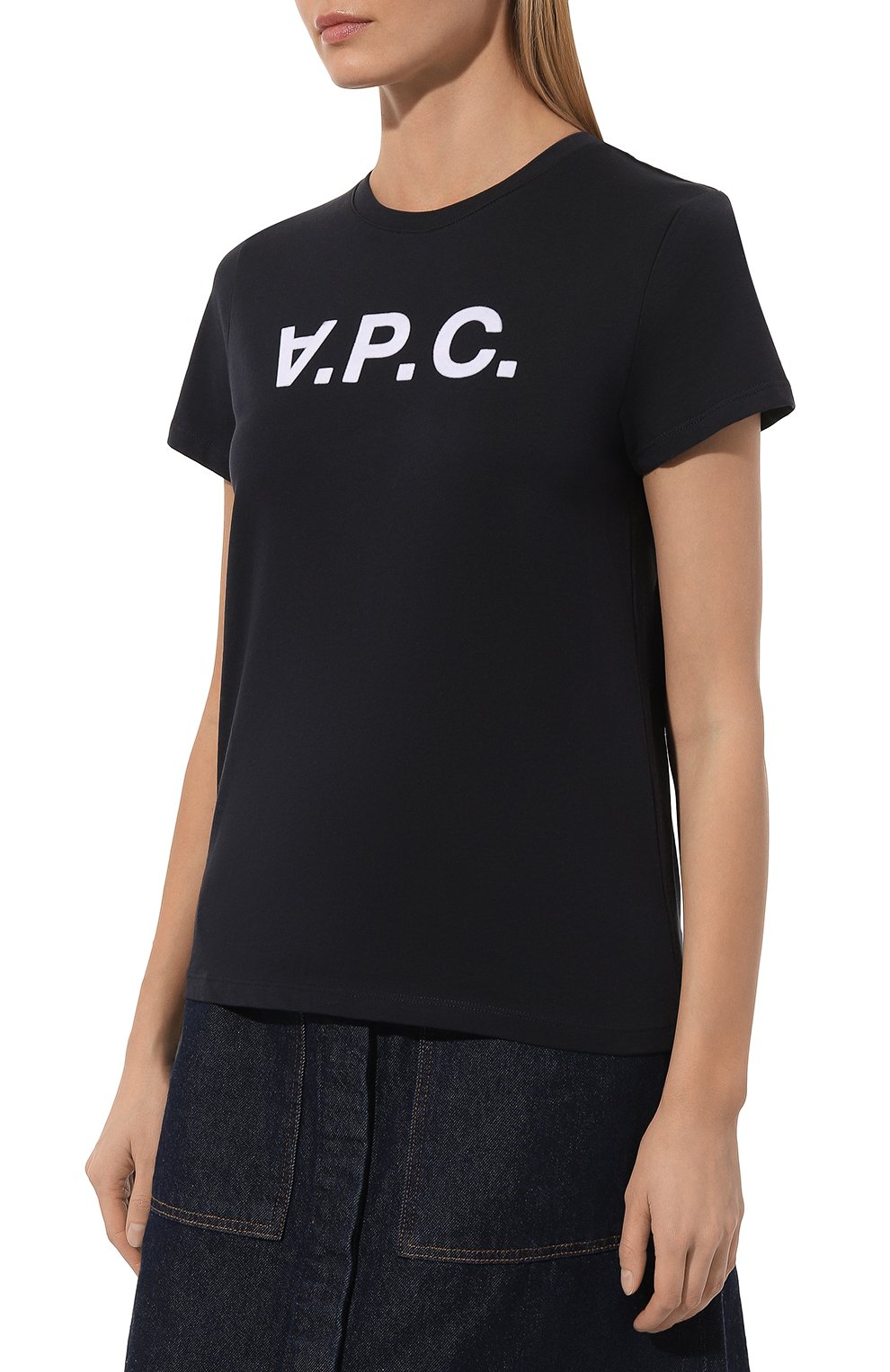 Хлопковая футболка A.P.C., арт. C0BQX-F26944, фото 3
