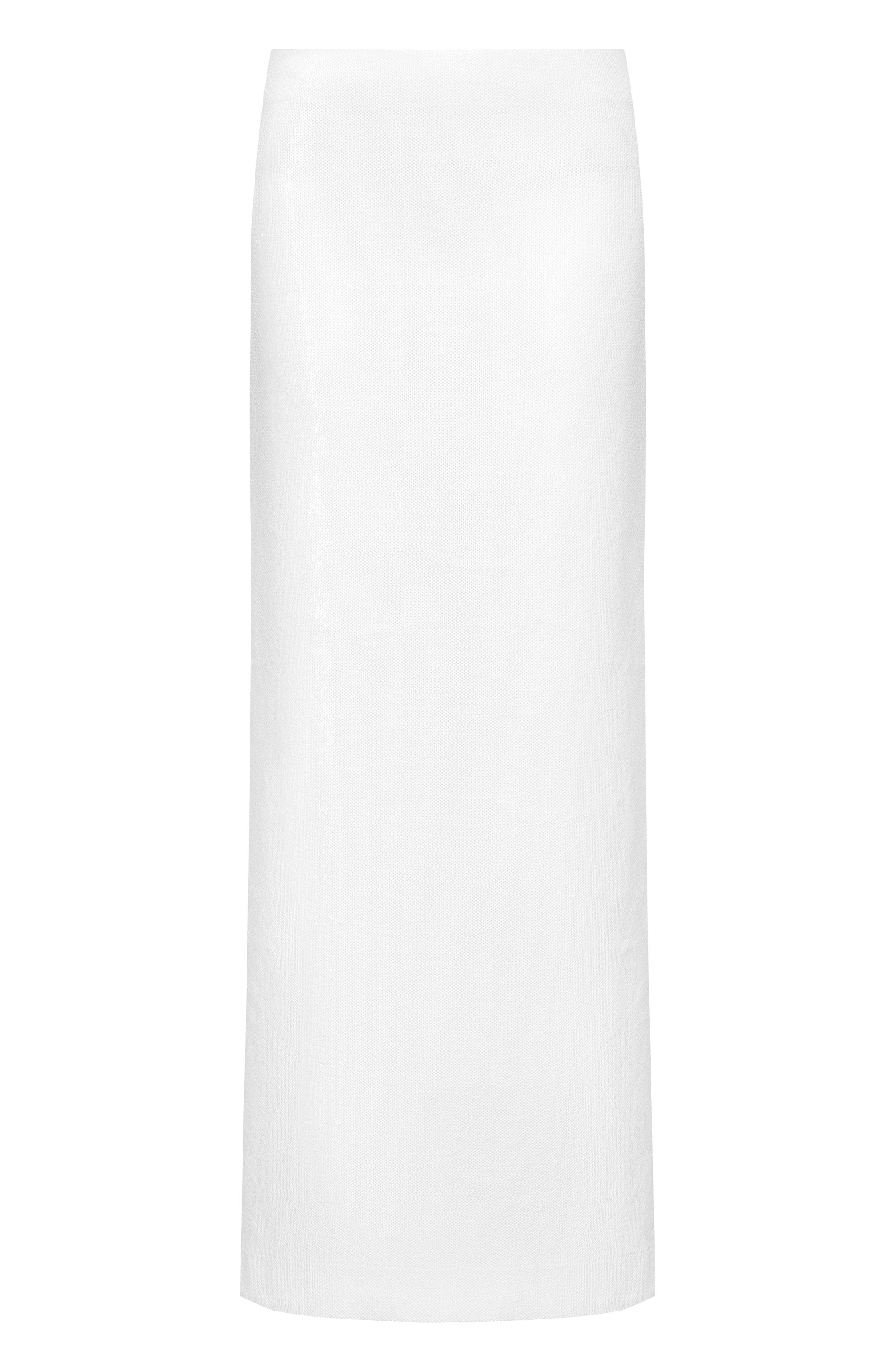 Юбка с отделкой пайетками TOTEME, арт. 261-WRB0349-FB0593, фото 1