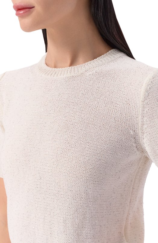 Хлопковый пуловер Gran Sasso 13231/32430 Белый  13231/32430 Фото 5