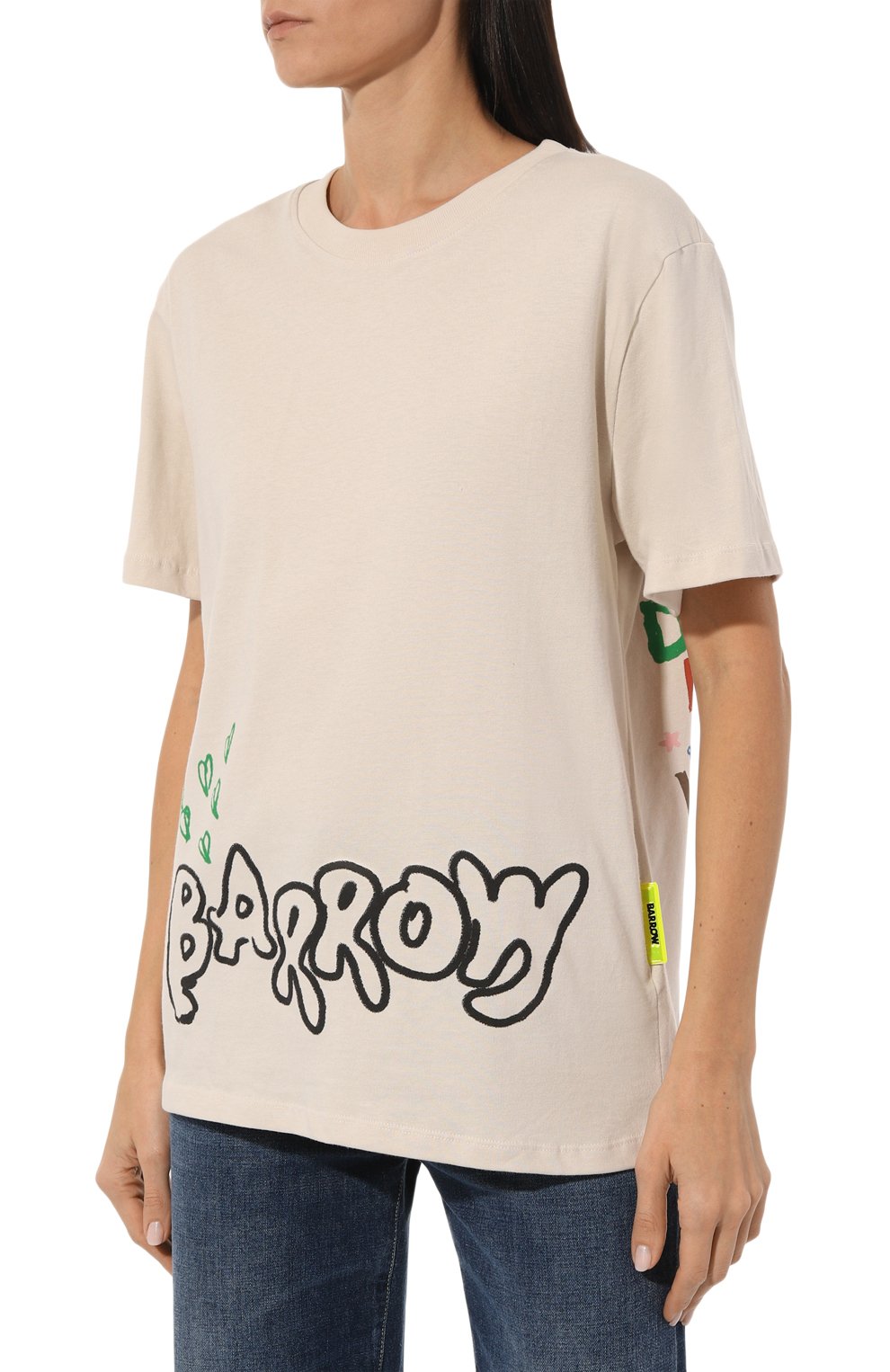 Хлопковая футболка BARROW, арт. F3BWW0TH064, фото 3