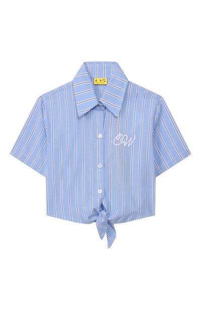 Хлопковая рубашка OFF-WHITE, арт. 0GGA018S26FAB001_001