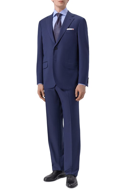Шерстяной костюм Kiton UA81K0600G Синий UA81K0600G