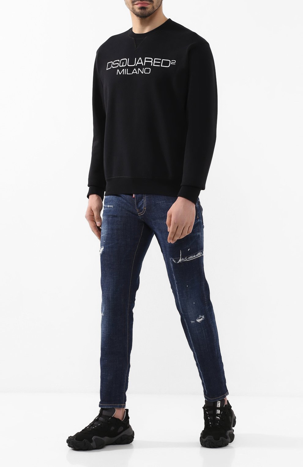 Хлопковый свитшот DSQUARED2, арт. S74GU0399/S25305, фото 2