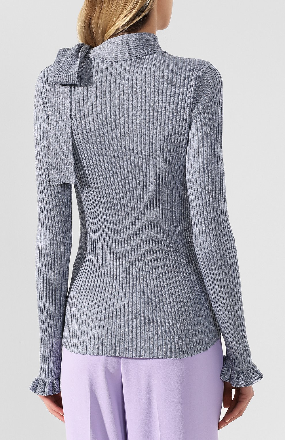 Пуловер из смеси хлопка и вискозы REDVALENTINO, арт. TR3KCC48/4W2, фото 4