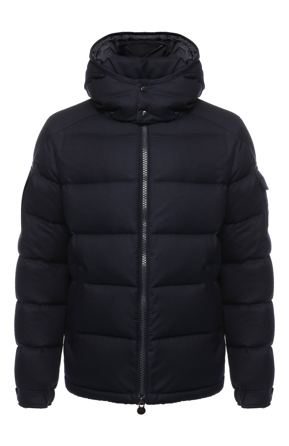 Пуховик mongenevre на молнии с капюшоном MONCLER темно-синего цвета по цене 139000 руб., арт. D2-091-40338-05-54272, фото 1 Пуховик mongenevre на молнии с капюшоном MONCLER, арт. D2-091-40338-05-54272, фото 1