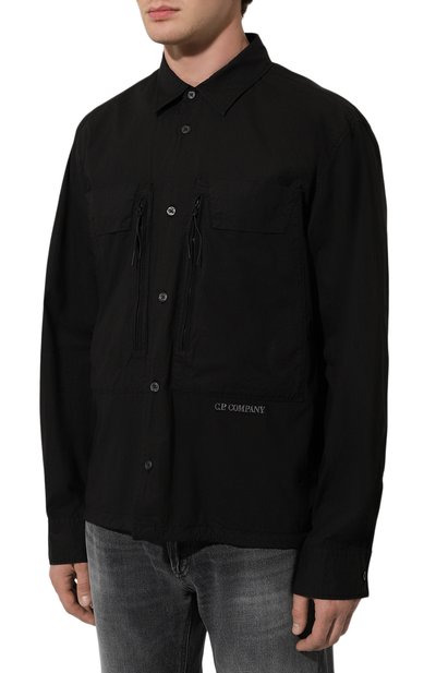 Хлопковая рубашка C.P. COMPANY, арт. 16CM0S276A005328G, фото 3