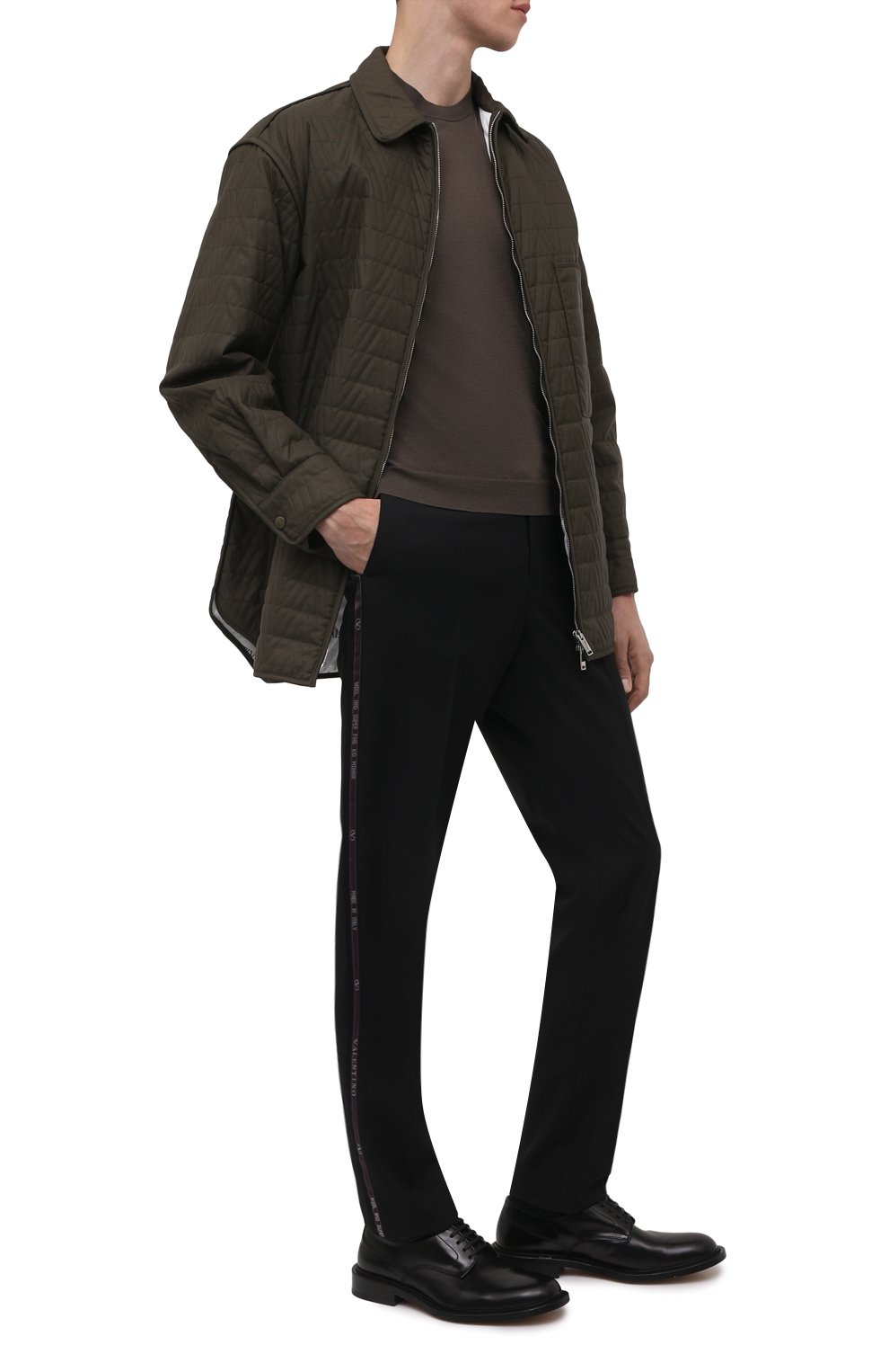 Шерстяные брюки VALENTINO, арт. XV3RBH3182D, фото 2