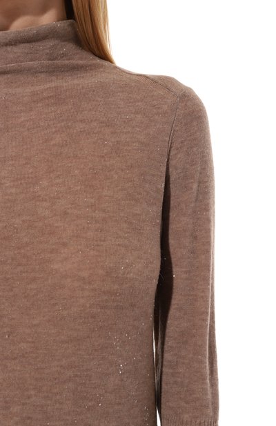 Шерстяная водолазка FREEAGE бежевого цвета по цене 62040 руб., арт. W25.SW036P.2010.102, фото 5 Шерстяная водолазка FREEAGE, арт. W25.SW036P.2010.102, фото 5