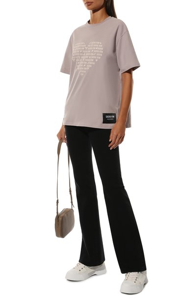 Хлопковая футболка SASHA KIM, арт. УТ-00000613, фото 2