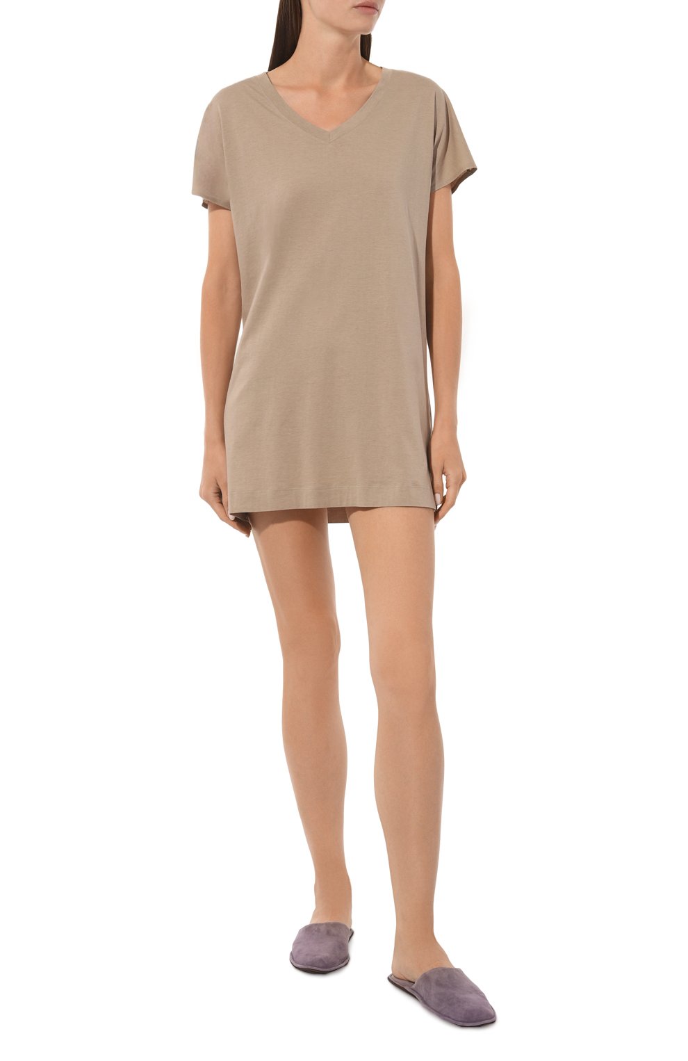 Сорочка HANRO бежевого цвета по цене 12310 руб., арт. 077111., фото 2 Сорочка HANRO, арт. 077111., фото 2